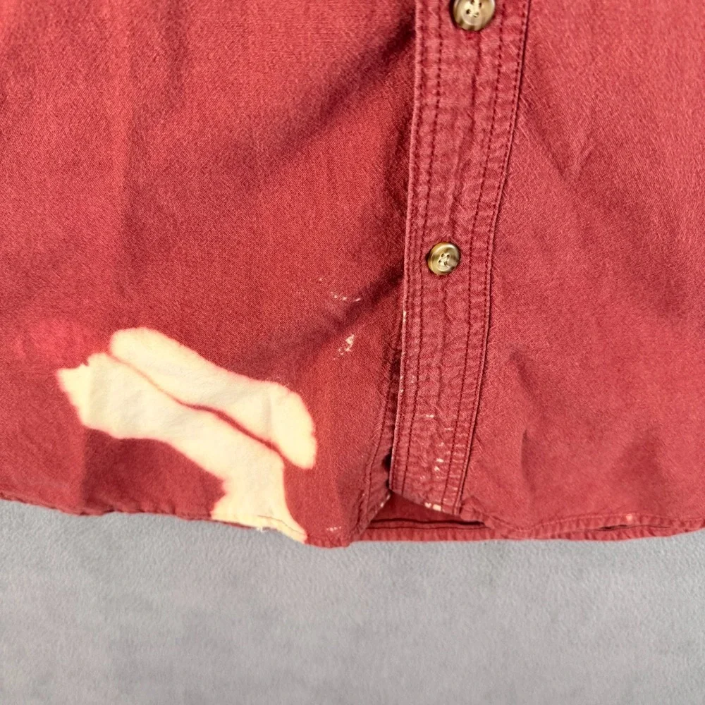 2 Carhartt‎ Mens L Button Down Shirts Work Heavy Canvas S09 MDT & S200 DRC Y2K